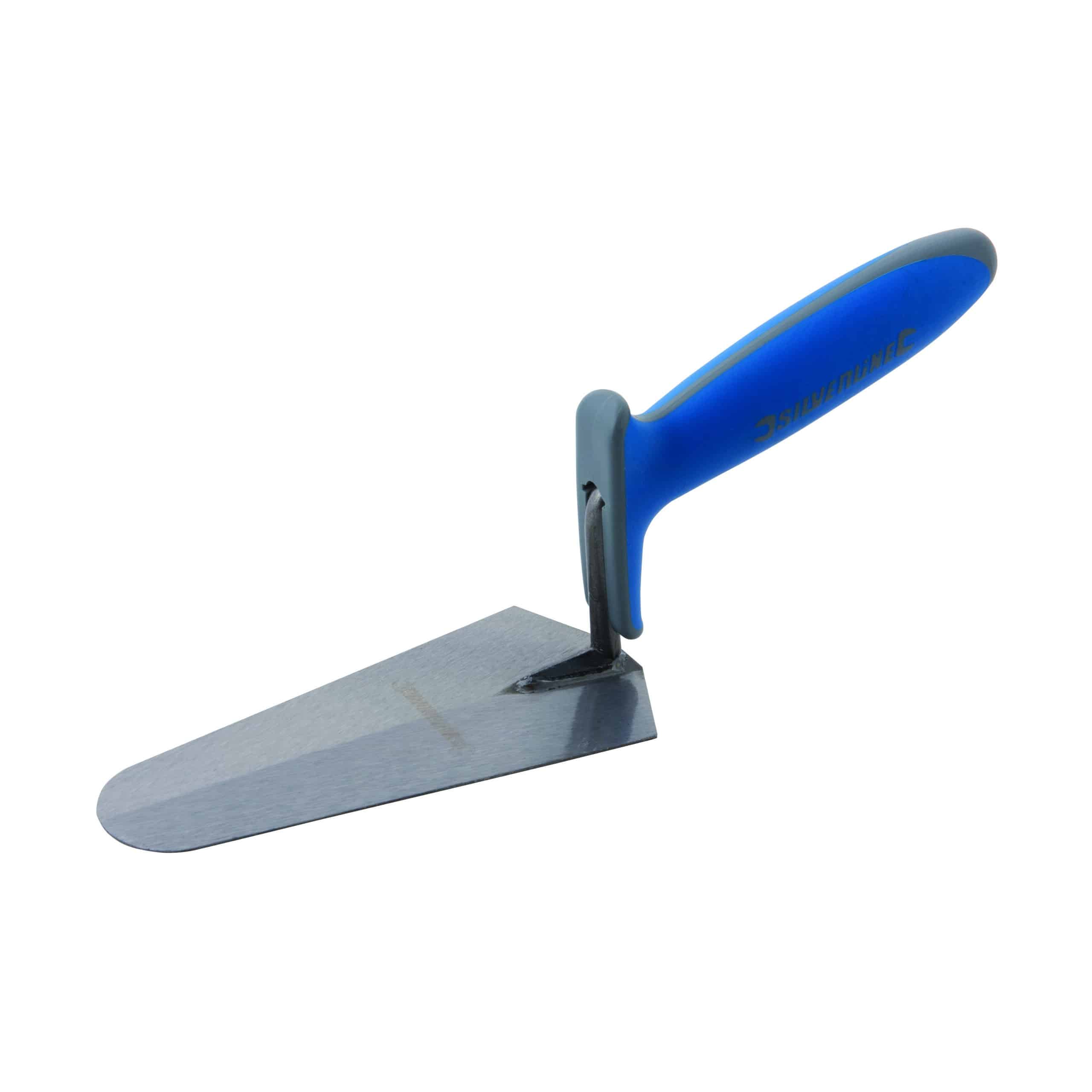 Silverline Gauging Trowel with soft grip 180 x 100mm - Image 2